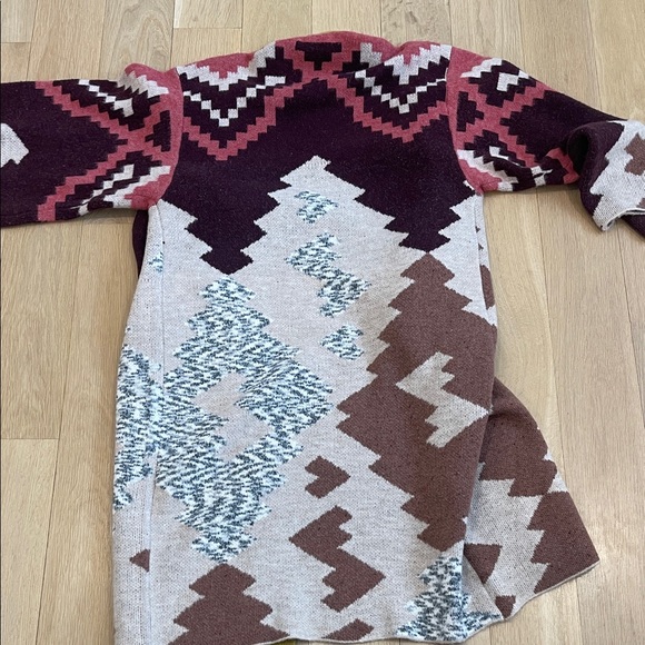 Anthropologie Multicolor Geometric Cardigan - Picture 3 of 4